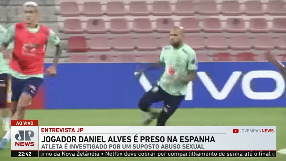 Daniel Alves é preso preventivamente na Espanha